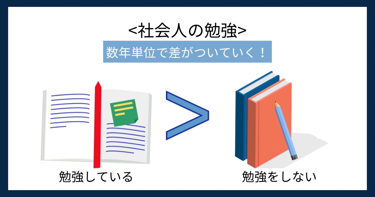 社会人の勉強の画像