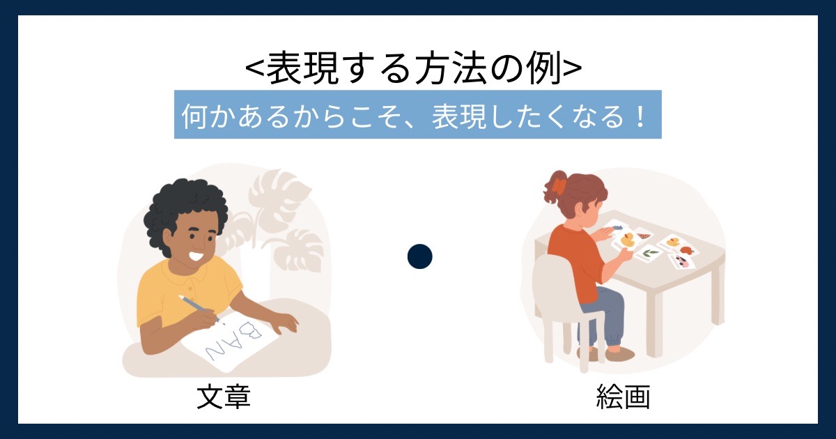 表現する方法の例の画像