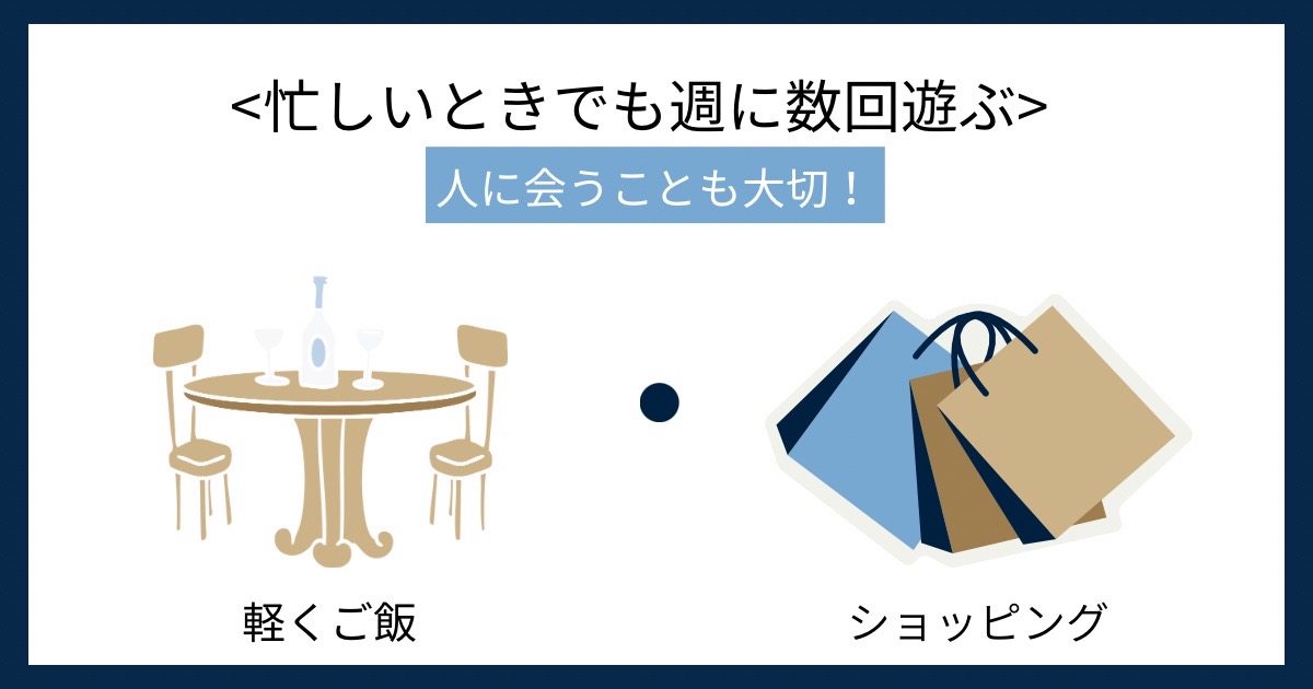 忙しいときでも週に数回遊ぶの画像